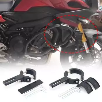 Universal Motorcycle Mounting Bracket Spotlight Headlight Brackets Fog Lights Bracket Bicycles Mount Driving X1W4