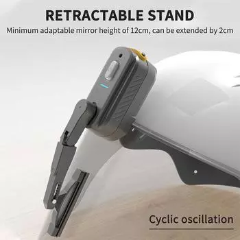 Universal Rechargeable Motorcycle Helmet Wiper Waterproof Swing 800mAh Helmet Wiper 1200mAh Windshield Range 170° Electric N8B9
