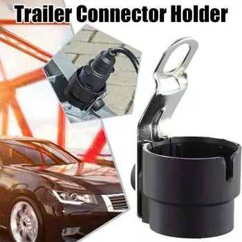 Universal Trailer Plug Holder For 7/13-Pin Connectors ABS Bracket Parking Cover Trailer Plug Accessories Dropshipping B3G2