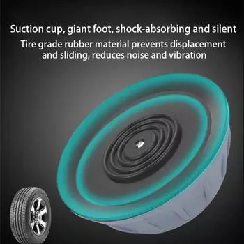 Universal Washing Machine Foot Pad Refrigerator Shock Pad Non-Slip Shockproof Cushion Height Increasing Moisture-Proof Foot Pads