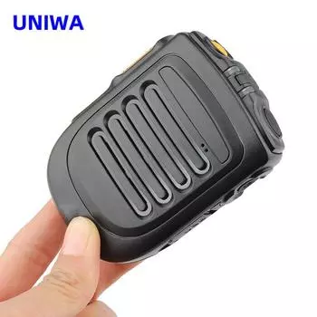 UNIWA BM001 Высокопроизводительная батарея 2000 мАч Беспроводная Bluetooth-рация BT4.2 Портативная Zello PTT Динамик-микрофон для Android for Android