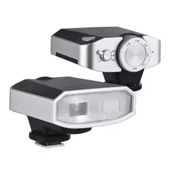 Универсальная мини-вспышка GN15 Накамерная вспышка 6000K Speedlite 6-уровневая яркость Ручная/ чёрный