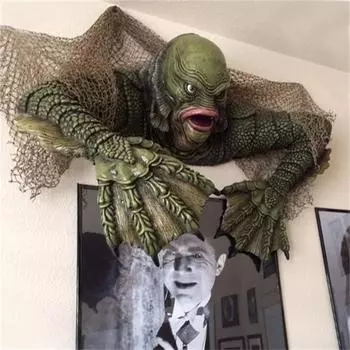 Универсальное украшение Rubie s Monsters Grave Walker, существо из черной лагуны, украшение для дома, латексный материал