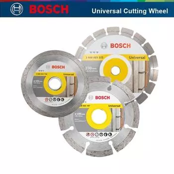 Универсальные отрезные диски Bosch, шлифовальные круги диаметром 105-230 мм, пила для мрамора, универсальное пильное полотно для мрамора, бетона, камня, гранита