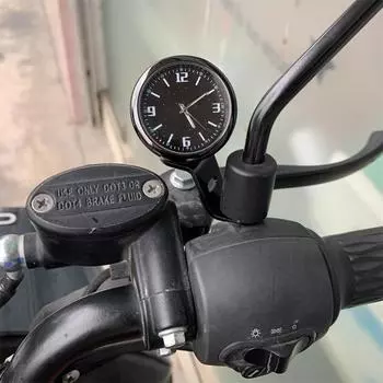 Универсальные водонепроницаемые часы для мотоцикла, подходят для Harley Honda Yamaha Suzuki Kawasaki BMW Ducati