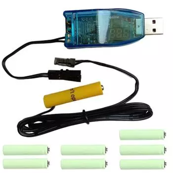 Универсальный 1 м USB к 1,5 В 3 В 4,5 В 6 В 12 В 24 В /LR03 фиктивный кабель питания батареи для радио светодиодной подсветки вентилятора игрушечной клавиатуры