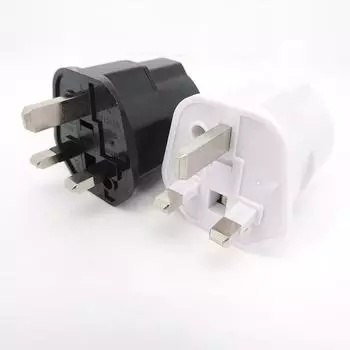 Универсальный адаптер питания 13A 250V медный ЕС Корея Германия Франция Россия в Гонконг Великобритания предохранительная вилка Сингапур Малайзия конвертер белый