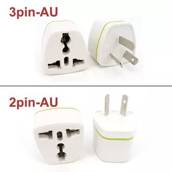 Универсальный адаптер питания EU US UK to 2pin 3Pin AU, переходник для вилок New Zealand AustraliaTravel Plug US/UK/EU to AU/NZ AU-2pin