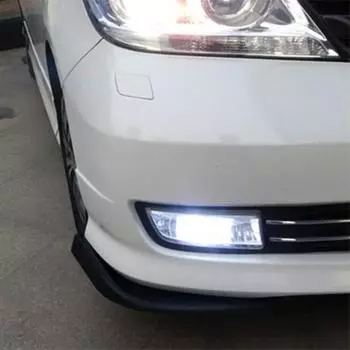 Универсальный автомобильный спойлер на передний бампер легко установить черный автомобильный инструмент чёрный