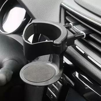 Универсальный автомобильный воздуховод, держатель для бутылок с чашкой для напитков, автомобильные держатели для бутылок с водой для грузовиков, подставки для автомобильных чашек для бутылок с водой чёрный