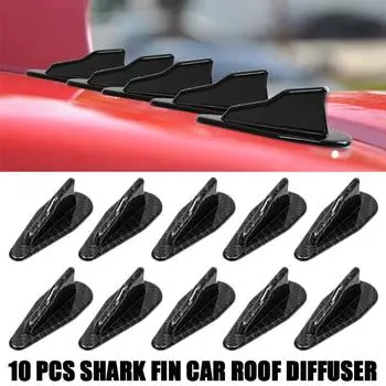 Универсальный автомобильный задний спойлер на крышу Shark Fins для Honda Civic Bmw X5 E70 Nissan Qashqai J11 Volvo Xc60 XC90 Suzuki Vitara