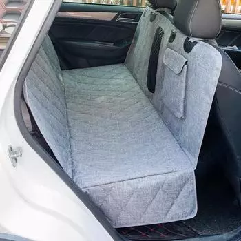 Универсальный чехол для автомобильного сиденья для собак, водостойкая подушка для автомобильного сиденья для домашних животных, задний ряд, коврик для собаки, гамак, задняя крышка автомобиля, подушка для безопасности собак чёрный
