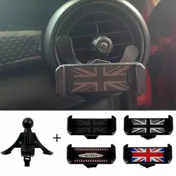 Универсальный держатель для телефона Mini R55 R56 R57 R60 R61 R58 R59 Clubman Countryman автомобильный держатель для телефона на вентиляционную решетку аксессуары Grey Jack