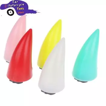 Универсальный мотоциклетный шлем Glow Devil Horn Outdoor Sport Devil s Horns Corner Helmet Decoration Black Green Pink White Blue белый