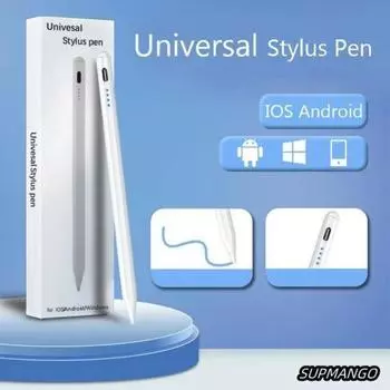 Универсальный стилус для Android l0s Windows, емкостный сенсорный экран, ручка для iPad, Apple Pencil для планшета Huawei Xiaomi
