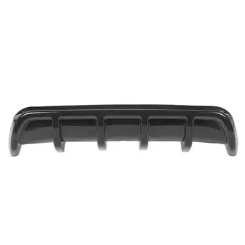 Универсальный задний спойлер Shark Fin Tail Insert Bumper Diffuser Lip Car Body ModifiedGloss Black чёрный