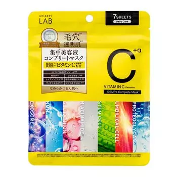Unlabel Labo V Complete Sheet Mask 7 Pieces Unlabel Unlabel Made in Japan Skin Care Face Mask Pack