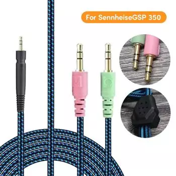 UNP PC Cable for Game One GSP350 GSP500 GSP600 GSP670 Headset Wire Compatible for Various Models Convenient Length