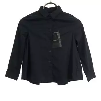 unused Emporio Armani Long sleeve shirt 46.5 Navy Kid s Used