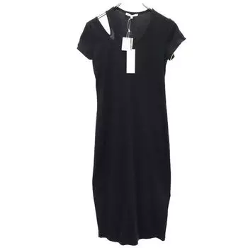 unused HELMUT LANG Short sleeve design one piece M Black series Women Used