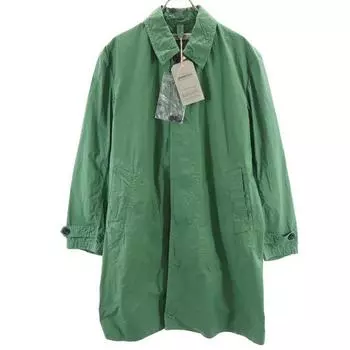 unused OMNIGOD cotton Long coat 4 green Men s Used