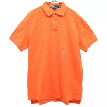 unused Polo by Ralph Lauren Short sleeve Polo shirt L Orange Men s Used