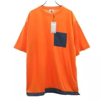 unused VAST222 20ss Short sleeve With pocket T-shirt 3 Polyester shirt Men s Used