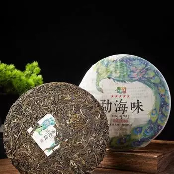 Unveiling the 357g Yunnan Ancient Tree Pu er Raw Tea Qizi Cake: A Potent Brew Awaits 357g