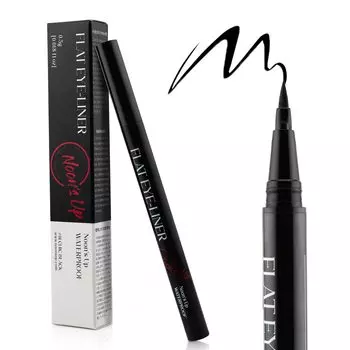UP UP Плоская подводка для глаз Chic Black Quick Dry Waterproof Fine Liner Multiliner Ultra Slim Bold Brush NOON S K-MAKE & 0,5 г