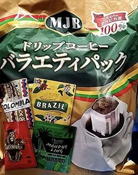 Упаковка Costco MJB Drip Coffee Variety Pack 52 чашки 4 вида x 13 чашек