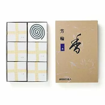 Упаковка Shoeido spiral из 60 благовоний, двухрядная, форма,