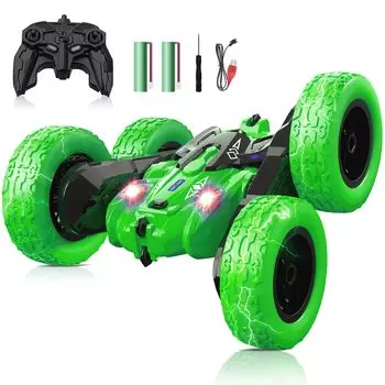 Upgraded binoa RC Car for Stunt Rolling Radio Control Wireless Remote Drift with LED Large RC Japanese Instruction Manual [2025 Edition] Kids, Car,