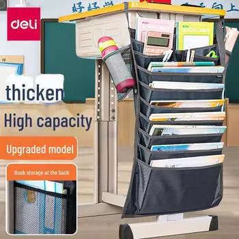 Upgraded Hanging Book Bag - Student Desk Storage Solution