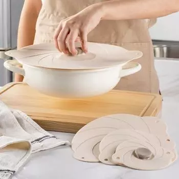 Уплотнительная упаковка крышки для сохранения свежести, пылезащитная, самопоглощающая, термостойкая, 2 отверстия для подвешивания, уплотнение 11/15/21/23/28 см. 15cm