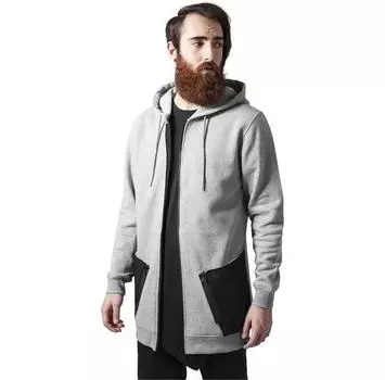 Urban Classics Long Pead Zip свитшот S