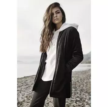 Urban Classics Long Velvet parka S