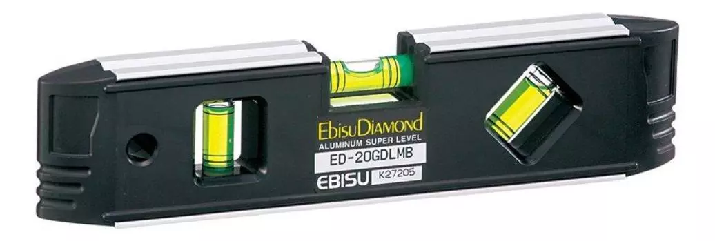 Уровень Ebisu с суперсильным магнитом Black G-Director ED-20GDLMB