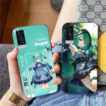 Чехол для телефона Uruha Rushia Hololive для VIVO Y95 Y93 Y31 Y20 V19 V17 V15 Pro X60 NEX Мягкий черный чехол для телефона VIVO Y95