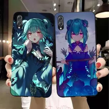 Uruha Rushia Phone Case For Honor 70 50 20 7S X9 X8 X7 Magic 4 3 Pro Soft Black Phone Cover Honor 70