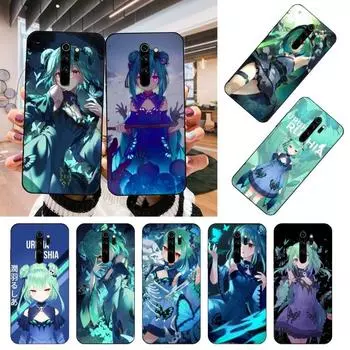Uruha Rushia Phone Case For Xiaomi Mi 12 11T 10T 9T Lite Pro Ultra Note 10 Poco F3 F4 X4 GT Soft Black Phone Cover Xiaomi 12 or 12X