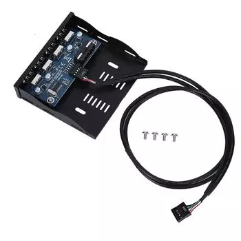 USB2.0 Floppy Front Panel 3.5 Floppy Отсек 9 Pin to 4 Интерфейс USB 2.0 HUB