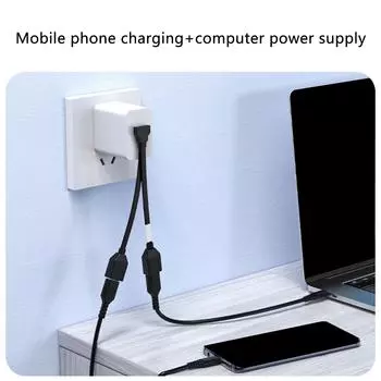USB 1 к 2 сплиттер кабель папа к женскому удлинитель адаптер 480 Мбит/с передача данных для ПК ноутбук автомобиль и U диск Down Turn-10