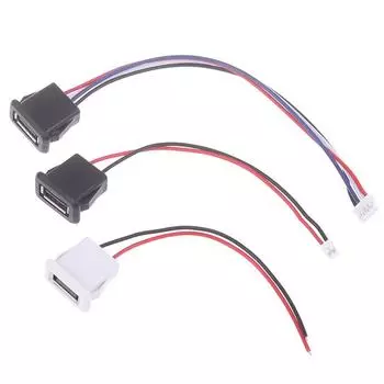 Usb 2.0 гнездо питания USB2.0 разъем для зарядки с кабелем USB-разъем для зарядного устройства с Ph2.0