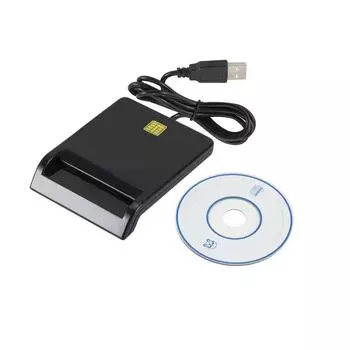 USB 2.0 Считыватель смарт-карт с чипом для DOD CAC Common Access-ID банковской карты для Mac OS