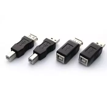 Usb 2.0 Тип A Женский К Типу B Мужской Принтер Сканер Адаптер Конвертер Разъем as the picture