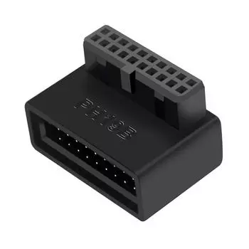 USB 3.0 19P 20P разъем адаптера конвертер для материнской платы компьютера (В)