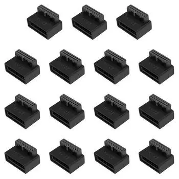 USB 3.0 19P 20P разъем адаптера конвертер для материнской платы компьютера (В)