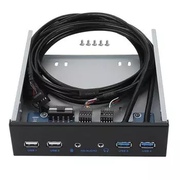 USB 3.0 + USB 2.0 19-контактный HD-аудиорасширитель на передней панели