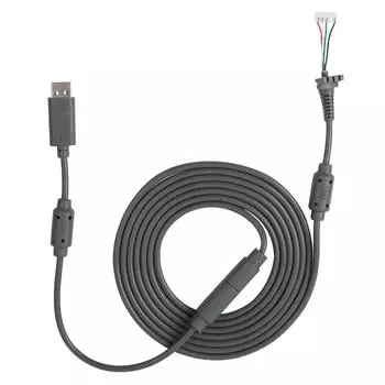 USB 4-контактный геймпад-кабель, сменный адаптер для провода для Xbox 360 (серый) серый