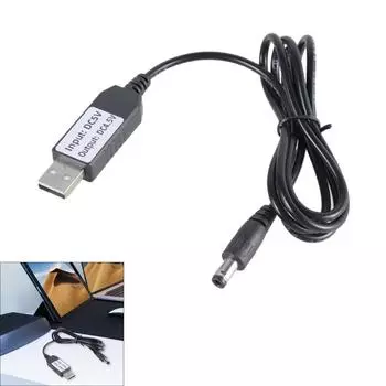 USB 5V2A to 4.5V1A 5.5x2.1mm кабель для зарядки электронных гаджетов с 5.5x2.1mm заменяет 3AA LR03 LR6 LR14 батареи